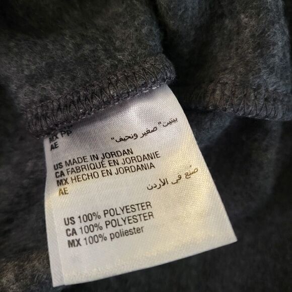 "Karen Scott Sport " Woman's zero proof fleece vest Size:PP Charcoal NWT - Picture 4 of 7